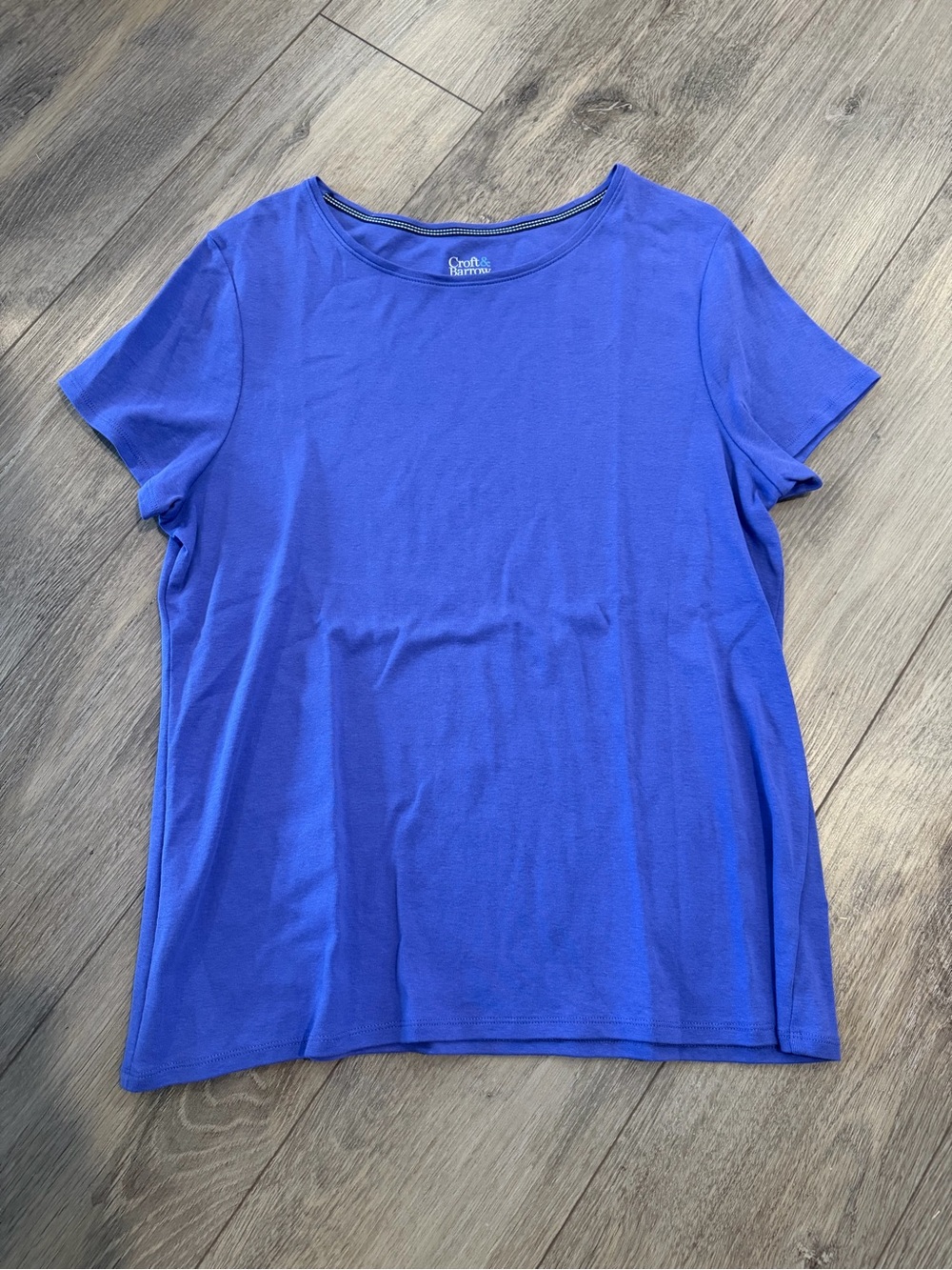 croft & barrow Cobalt Blue Short-Sleeve Tee